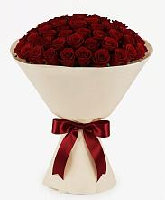 Букет 101 Бордовая роза Блэк Бакарра в Ладовской Балке