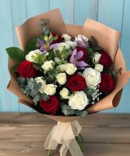 Букет цветов из:  Розы и Альстромерии в Ладовской Балке