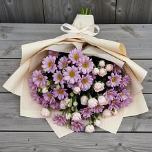 Букет цветов из:  Розы и Хризантемы в Ладовской Балке