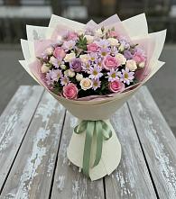 Букет цветов из:  Розы и Хризантемы в Ладовской Балке