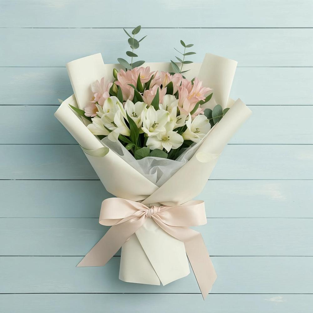 Букет цветов из: Альстромерии в Ладовской Балке