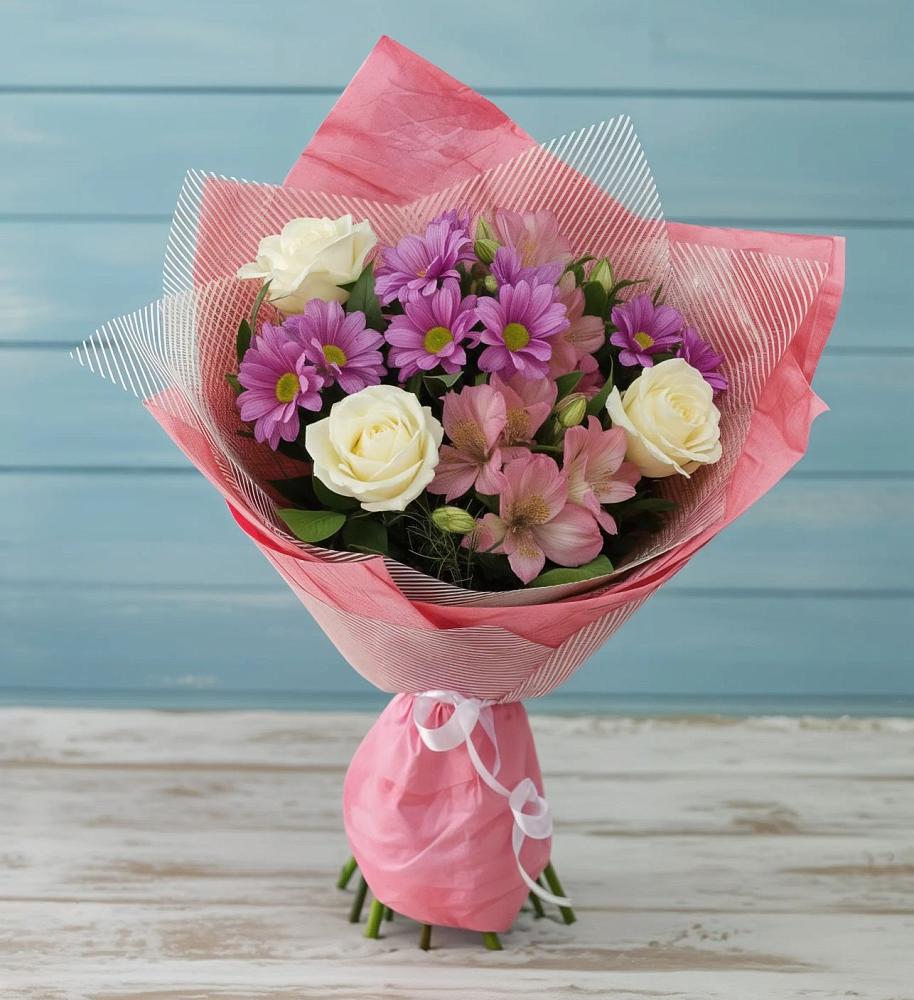 Букет цветов из: Герберы в Ладовской Балке